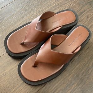 Princess Polly brown platform sandals